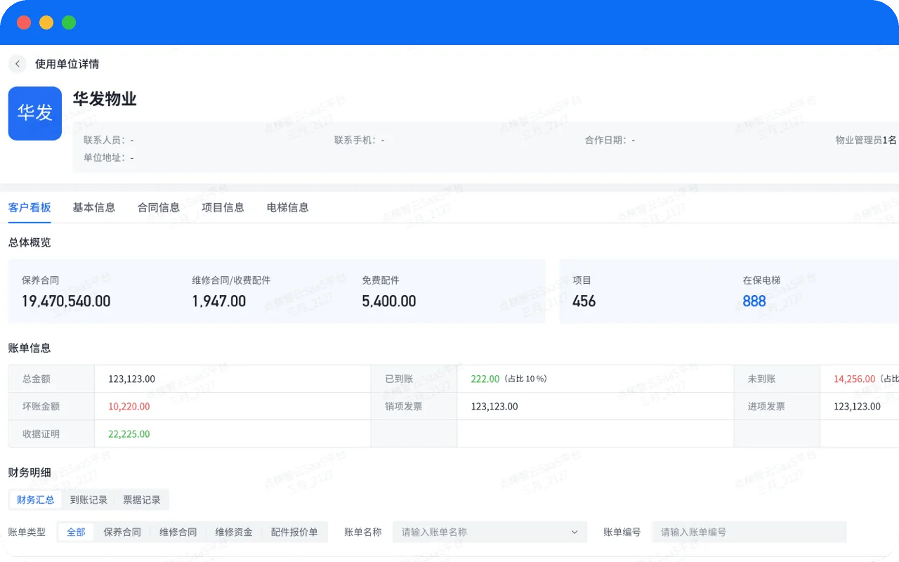 客户销售全流程闭环管理 - 产品界面